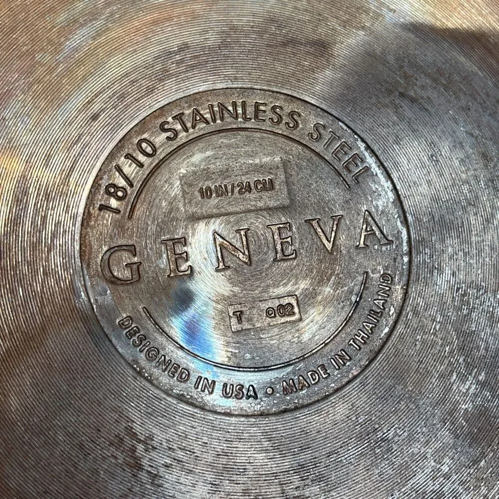 Geneva 18/10 Stainless Steel 10” Sauté Pan